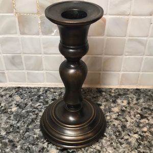 Restoration Hardware candle stick bronze